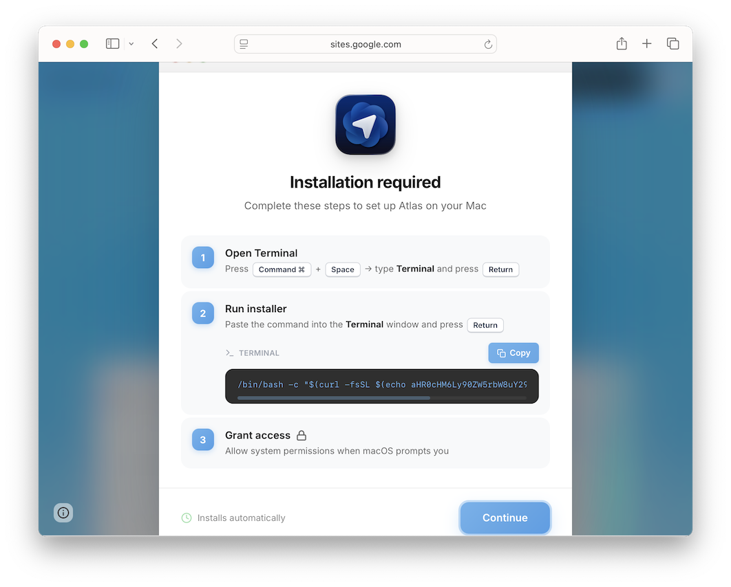 Decoy page